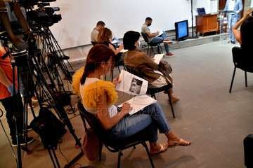 La presentación del Plan de Reactivación Económica y Social de Telde tuvo lugar este lunes en la ermita de San Pedro Mártir (Foto Francisco Javier Santana)